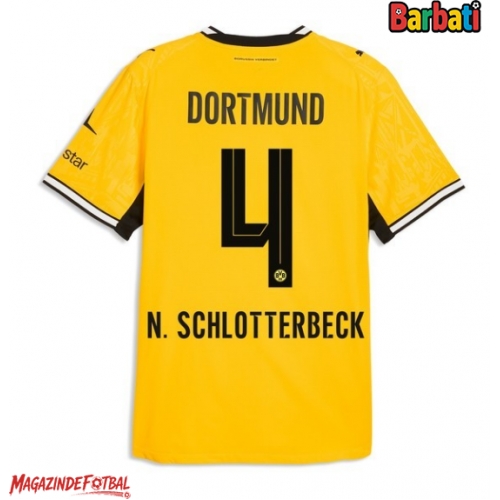 Borussia Dortmund Nico Schlotterbeck #4 Tricou Fotbal Replică 2026-27 Barbati Acasa Borussia Dortmund Nico Schlotterbeck #4 Tricou Fotbal Replică 2026-27 Barbati Acasa